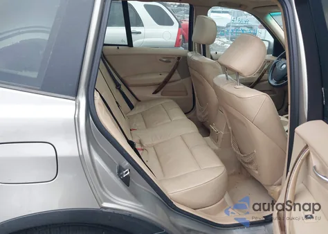 2007 BMW X3 3.0Si z USA, uszkodzony, nr VIN WBXPC93437WF01647